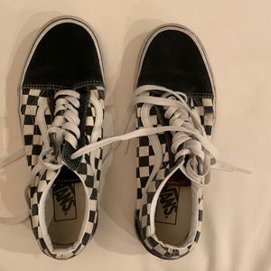 Vans Sz. 8 sneaker. Checkerboard